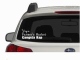 Car Window Murals Its A Pnw Thing Yoga Farmer S Market Gangsta Rap Window Decal