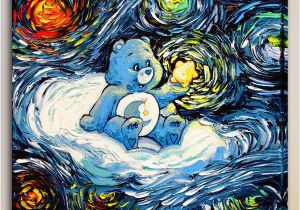 Care Bears Wall Mural 2019 Van Gogh Care Bears Hd Canvas Prints Wall Art Oil Painting Home Decor Unframed Framed From Q $4 28