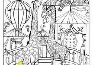 Carnival Coloring Pages Preschool A Day at the Circus Coloring Page On Behance