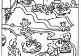 Carnival Coloring Pages Preschool Amusement Park Carnival Coloring Pages