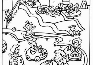 Carnival Coloring Pages Preschool Amusement Park Carnival Coloring Pages