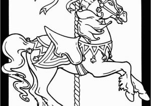 Carousel Coloring Pages Carousel Horses Stained Glass Coloring Book Dover Publications