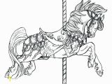Carousel Horse Coloring Pages to Print Carousel Animals Coloring Pages at Getcolorings