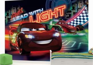 Cars 3 Wall Mural Doe Het Zelf Muurposters Cars Neon Wallpaper Wall