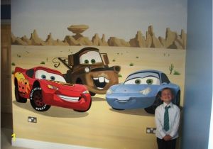 Cars Mural Wall Stickers Disney Pixar Cars Only I D Have Lighting Mater and the