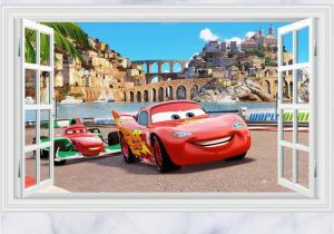 Cars themed Wall Murals Disney Cars Lightning Mcqueen Wall Stickers