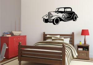 Cars themed Wall Murals Hot Rod Car Wall Decal Bedrooms