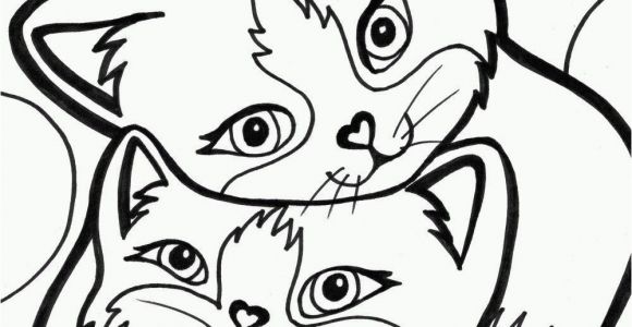 Cartoon Cat Coloring Pages Pinterest