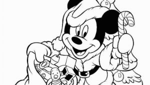 Cartoon Christmas Coloring Pages Disney Coloring Pages Mickey Mouse as Santa Christmas