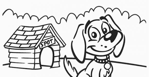 Cartoon Dog Coloring Pages Cartoon Coloring Pages