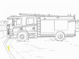 Cartoon Fire Truck Coloring Page Fire Truck Coloring Page Colouring Pages S