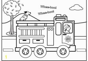 Cartoon Fire Truck Coloring Page Fire Truck Coloring Page for Preschoolers