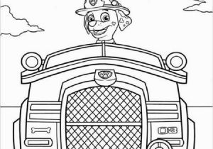 Cartoon Fire Truck Coloring Page Paw Patrol Fire Truck Coloring Pages