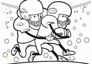 Cartoon Football Player Coloring Pages Cartoon Player Football Coloring Page Kids Coloring Pages