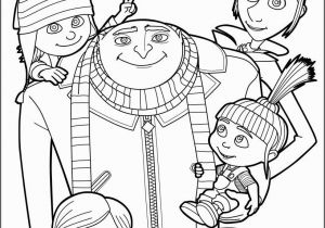Cartoon Football Player Coloring Pages Despicable Me Gru and All the Family Coloring Page More Despicable