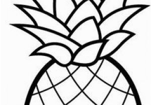 Cartoon Pineapple Coloring Page Fruits Coloring Pages Printable