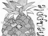 Cartoon Pineapple Coloring Page Pineapple Coloring Page Pdf Coloring Pages for Adults Jpg Digital