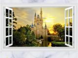 Castle Murals for Nursery 3d Disney Castle Wall Decals & Wall Stickers