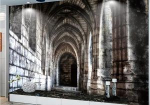 Castle Stone Wall Mural Custom Wallpaper Mural 3d Hd Stone Wall Arch Wall Decorative Painting Papel De Parede Wall Papers Home Decor Model Wallpaper Modern Wallpaper