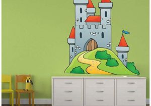 Castle Wall Art Mural Amazon Azutura Kings Castle Wall Sticker Knight Fantasy