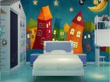 Castle Wall Art Mural Custom Mural Wallpaper for Kid S Room Cartoon Castle