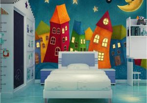 Castle Wall Art Mural Custom Mural Wallpaper for Kid S Room Cartoon Castle