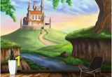 Castle Wall Art Mural Fantasy Castle Wallpaper Mural Youth Ministry