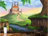 Castle Wall Art Mural Fantasy Castle Wallpaper Mural Youth Ministry