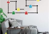 Castle Wall Mural Sticker Amazon Pacman Game Wall Decal Retro Gaming Xbox Decal