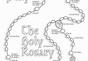 Catholic Vocations Coloring Pages Coloring Rosary Coloring Page Kid Crafts Pinterest