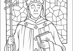 Catholic Vocations Coloring Pages Saint Pope Leo the Great Coloring Page the Catholic Kid