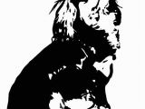 Cavalier King Charles Spaniel Coloring Page Silhouette Cavalier King Charles Spaniel