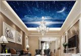 Ceiling Decals Mural Moonlit Twinkle Star Wallpaper Wall Decals Wall Art Print Business