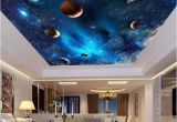 Ceiling Decals Mural Universe Space Planet Night Sky Stars Mural for Kids Bedroom