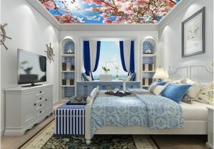 Ceiling Murals for Sale Ceiling Wall Papers 3 D Pink Flower Sky Wall Paper Murals