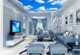 Ceiling Murals for Sale Custom Ceiling Mural Wallpaper 3d Blue Sky and White Clouds Living