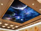 Ceiling Murals Night Sky 3d Wallpaper Mural Night Clouds Star Sky Wall Paper Background