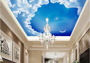 Ceiling Murals Night Sky Ceiling 3d Stereo Wallpaper Starry Night Sky Wallpaper Modern