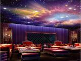 Ceiling Murals Night Sky Custom Mural 3d Star Nebula Night Sky Wall Painting Ceiling Smallpox