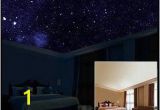 Ceiling Murals Night Sky Starscapes In Daytime Your Bedroom Ceiling Looks normal but when