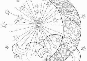 Celestial Moon Coloring Pages for Adults Celestial Sun Moon Coloring Page