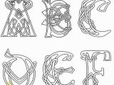 Celtic Knotwork Coloring Pages Clipart Celtic Letters