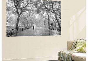 Central Park Wall Mural Art Wallpaper Mural New York City Poet S Walk Central