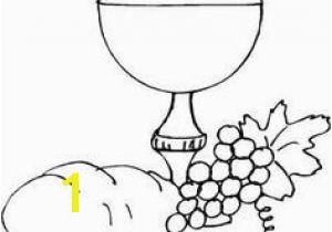 Chalice and Host Coloring Page 69 Best Munion Images On Pinterest