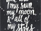 Chalk Quotes Wall Mural Your are My Sun Wallmural Quotes Wallmural Wallart Space
