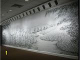 Charcoal Murals A Finger Painted Mural Made with Charcoal Dust