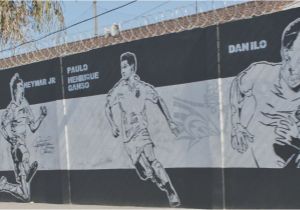 Charcoal Murals Graffiti Wall Art Football Art Wall Graffiti Famous Football Players