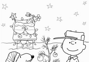 Charlie Brown Christmas Tree Coloring Page Charlie Brown Christmas Coloring Pages