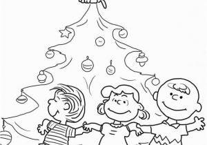 Charlie Brown Christmas Tree Coloring Page Christmas Tree Coloring Pages for All Ages