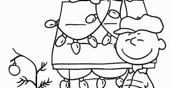 Charlie Brown Christmas Tree Coloring Page Free Printable Charlie Brown Christmas Coloring Pages for